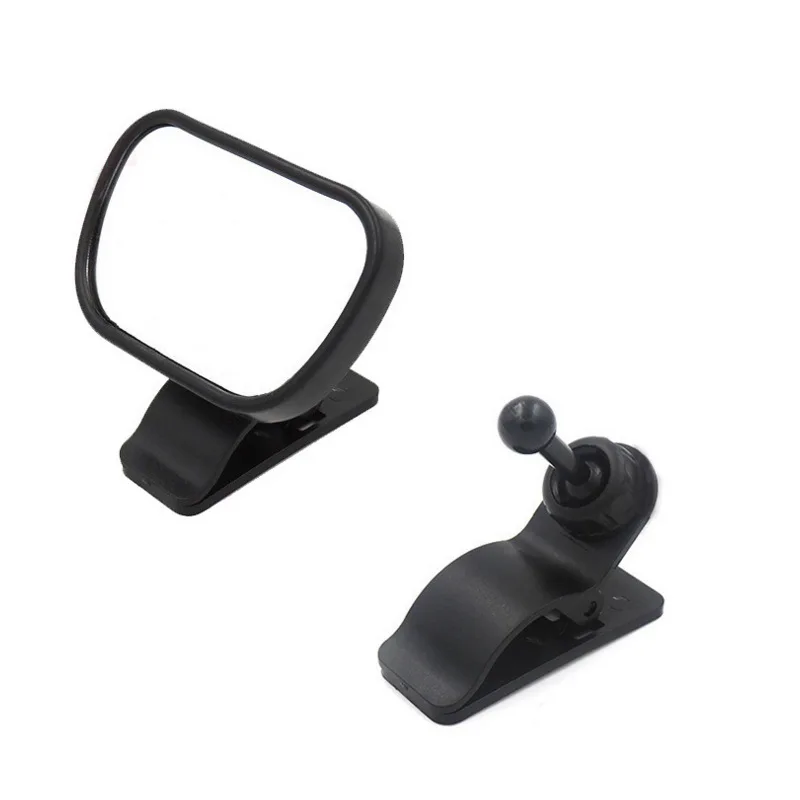 Car Interior Rear View Baby Child Seat Safety Mirror Adjustable Wide-angle 360 Degrees Rotatable with Suction Cup Clip Kit