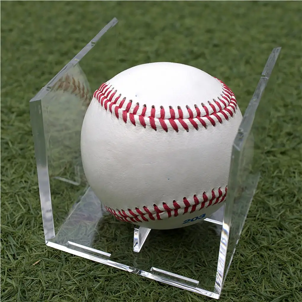 Baseball box Golf 80mm Display halter wasserdicht staub dicht Souvenir Aufbewahrung sbox leichter Baseballs chutz