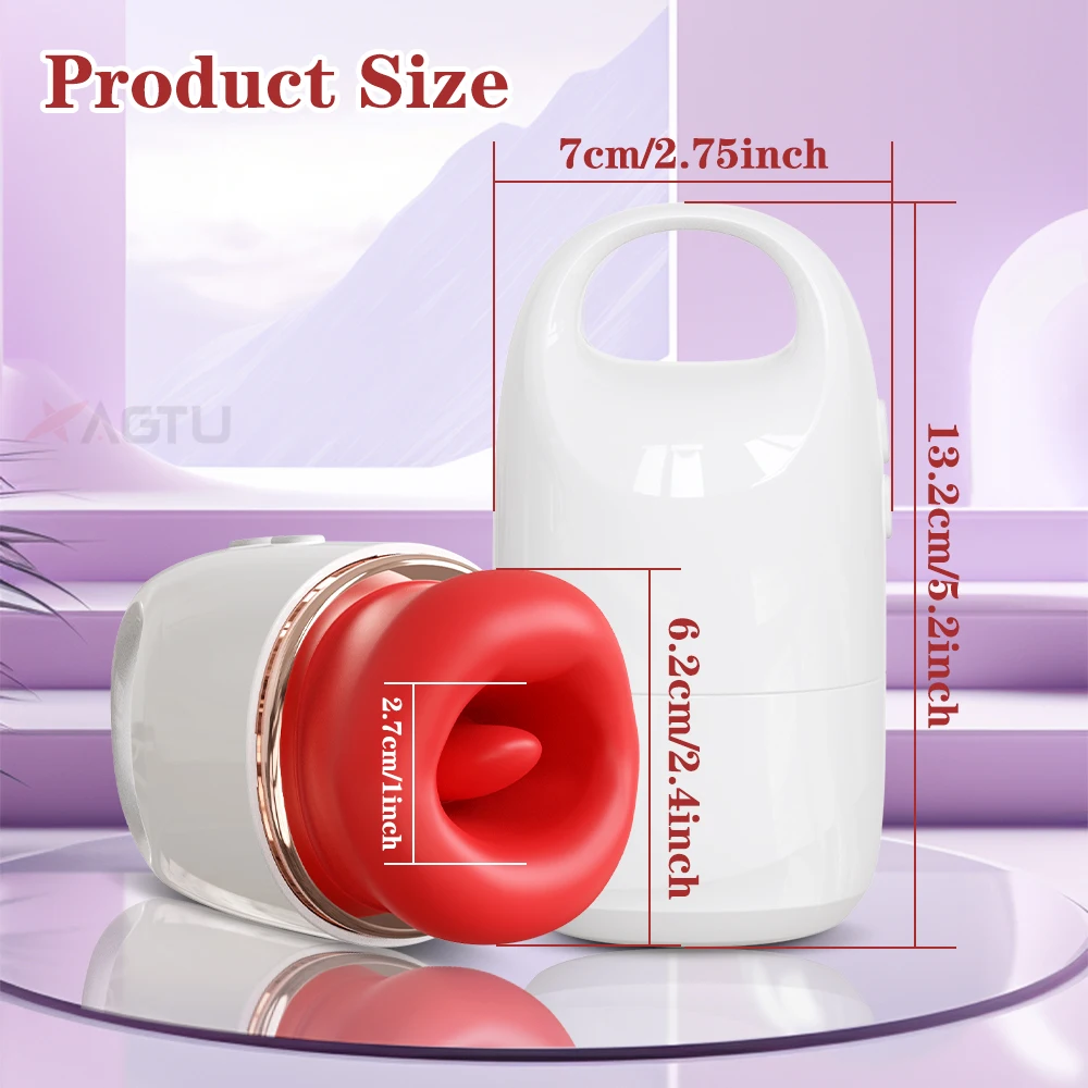 Powerful Sucking Vibrator for Women Tongue Licking Clitoris Stimulator Female Oral Sucker Swing Vibrating Adults Sex Toys