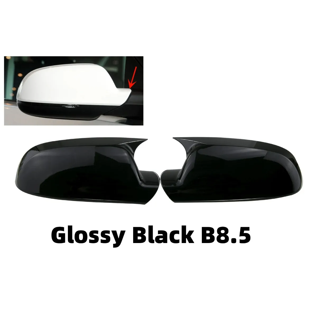 Enhanced Side Wing Mirror Cover - Sleek Add-On Rear View Mirror Cap Cover
