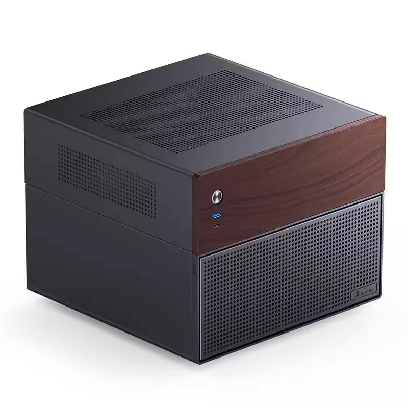 JONSBO N4 NAS Mini Case ITX/M-ATX Motherboard SFX Power 6 Large and 2 Small Hard Disk Bit Home Office Server PC Chassis