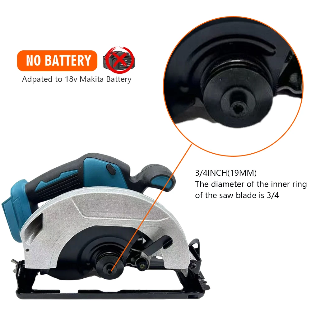 Cordless Circular Woodworking Saw Tool