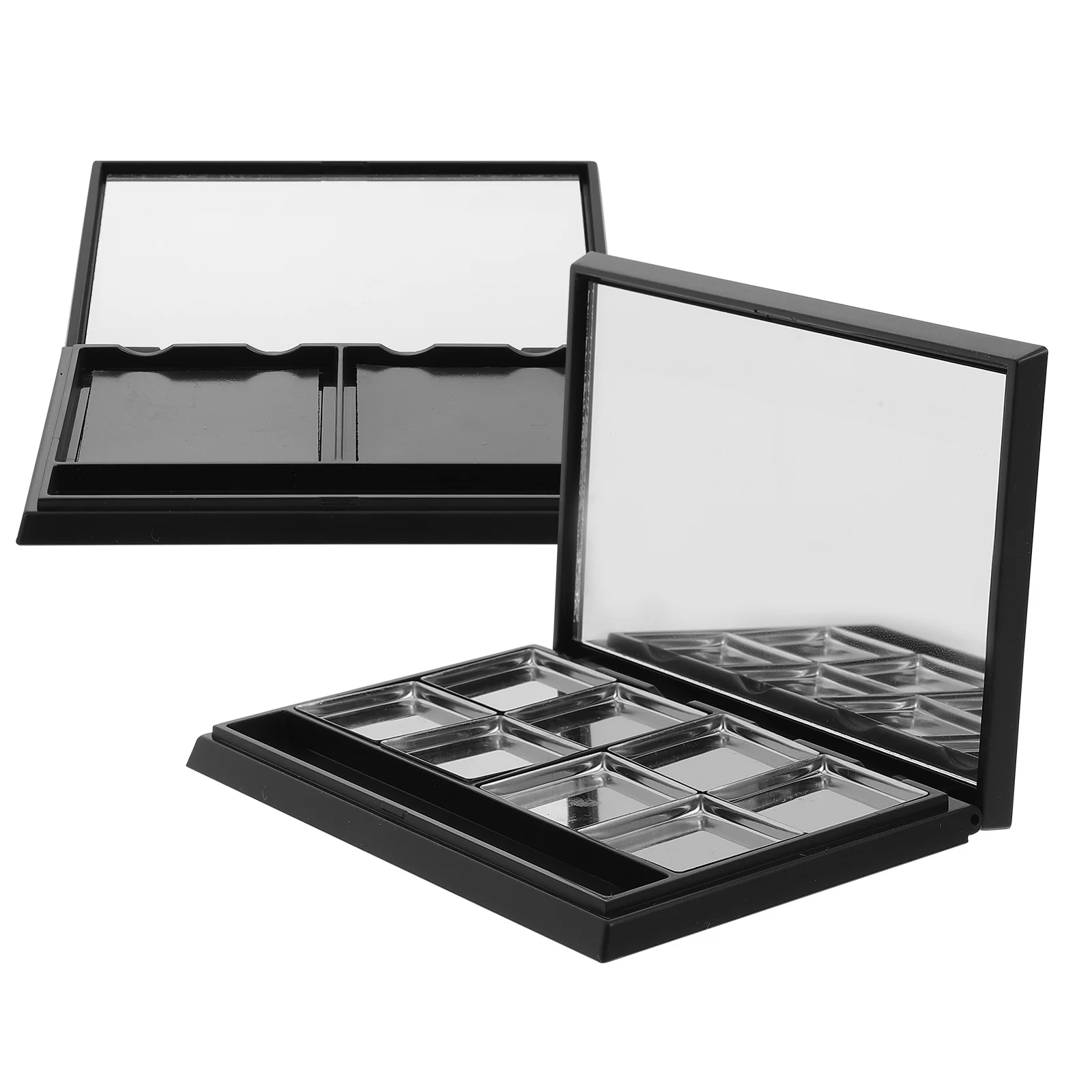 Eyeshadow DIY Palette Tray Empty Organizer Packing Box Sub Plate Lipstick Container Package Case Pallet Travel empty makeup tray spatula magnetic travel makeup palette cosmetics blush powder trays lipstick