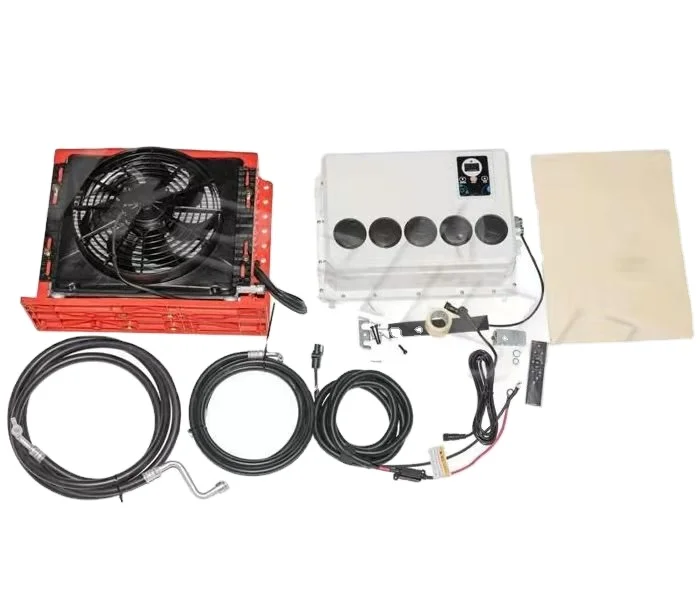 Raffreddamento Rapido Universale 24V Multi Split Condizionatore D'Aria Oem Auto Universale Sistema Ac Intero Set Bus Camion Auto Elettricità Hfc134A