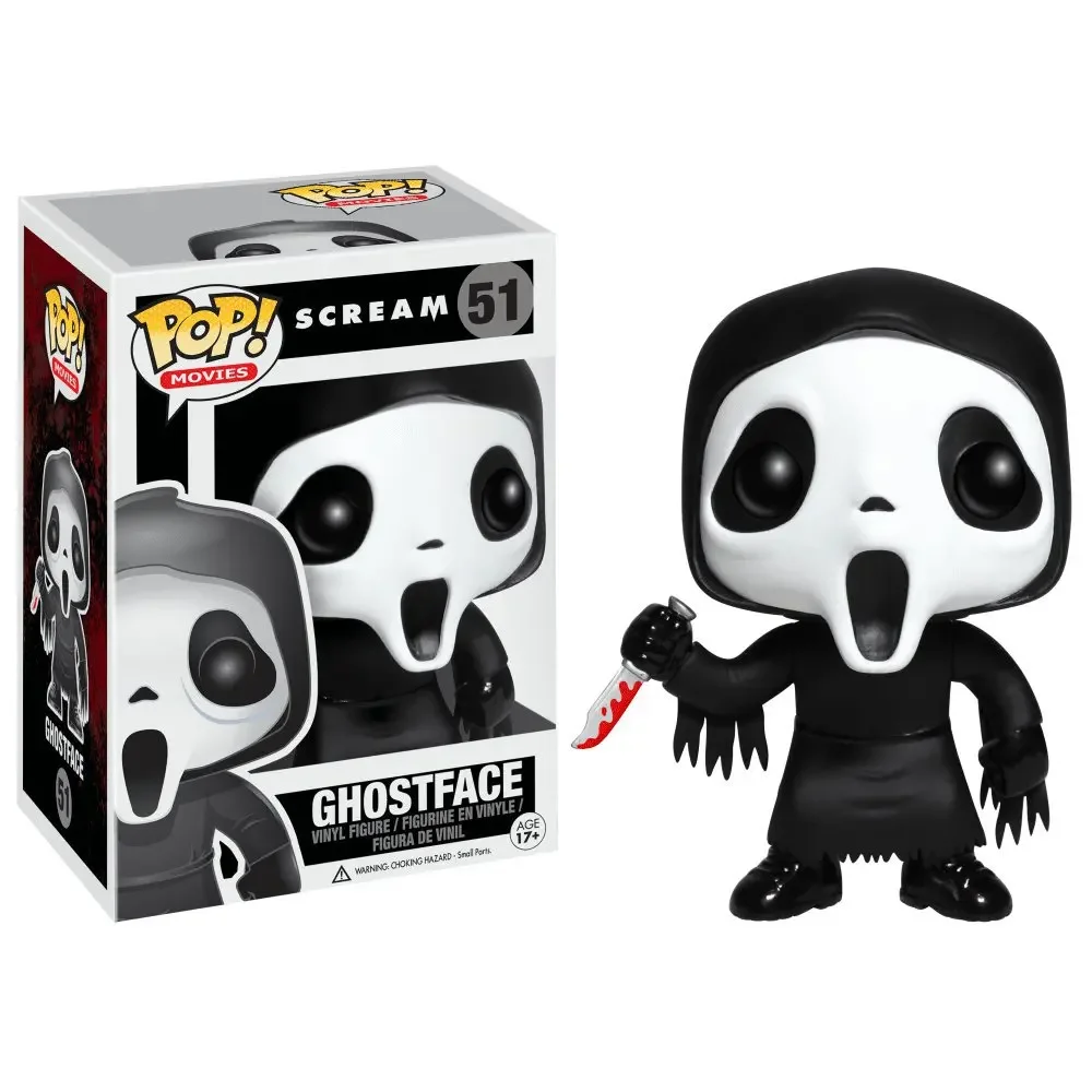 Funko Pop Movies Scream - Ghostface 51 # Chucky 315 # Action Toy Figures Anime Model Vinyl Figure Giocattoli Da Collezione In Pvc