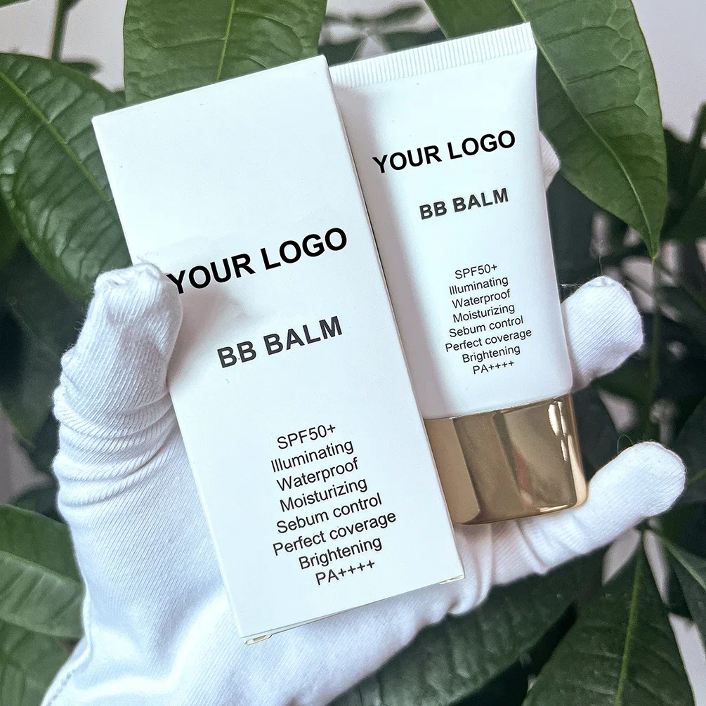 Moisturizing BB BALM Protective Lotion Private Label Face Primer Long-lasting Waterproof Brighten Custom Logo Wholesale Makeup 2