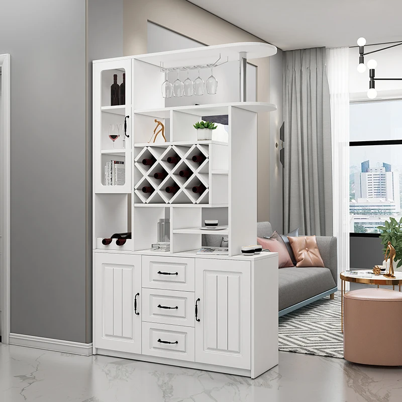 

Living room partition cabinet, hall, cabinet room, simple modern wine cabinet, double-sided cabinet, decorative cabinet