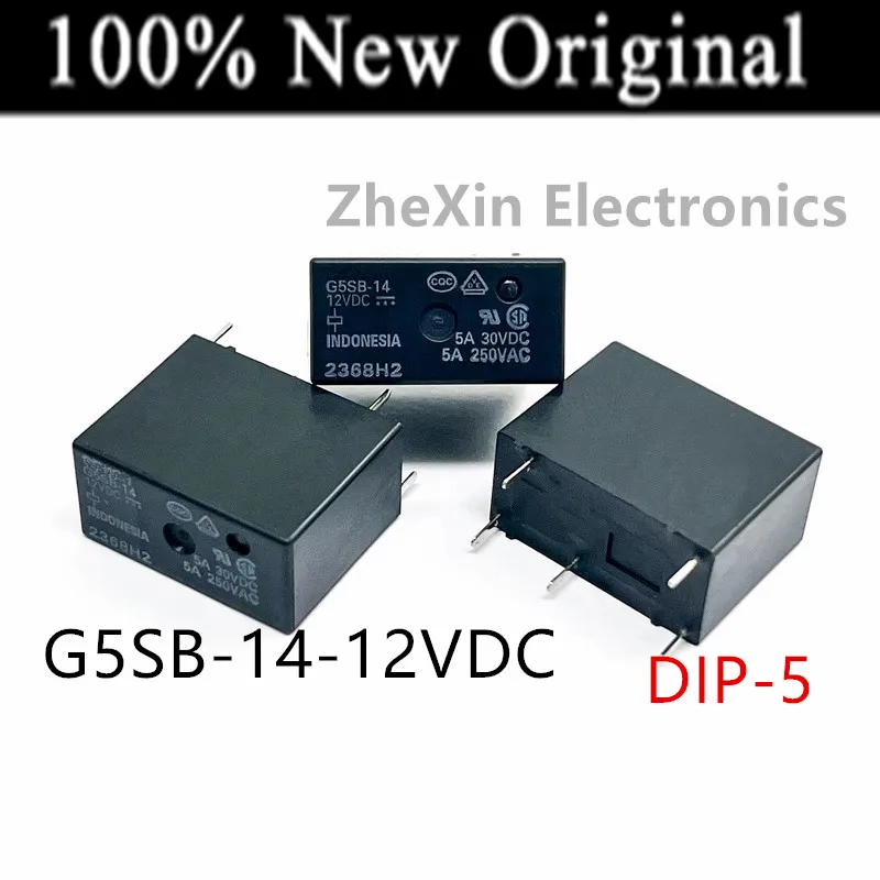 

5-10PCS/Lot G5SB-14-12VDC G5SB-14 DIP-5 New Original Power Relay G5SB-14-DC12V