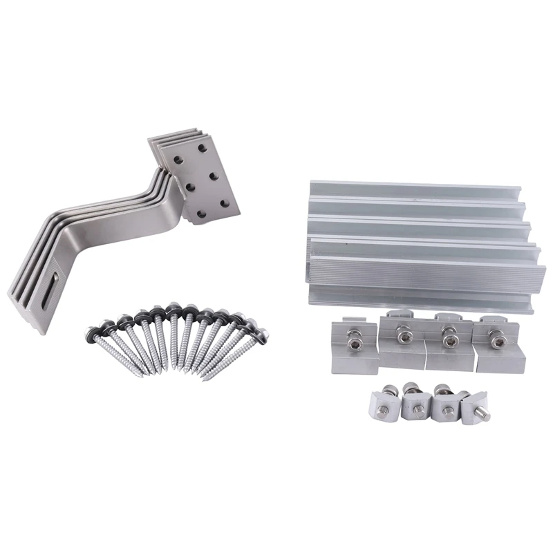 

Фотогальванический Солнечный комплект для черепичной крыши, алюминиевый кронштейн для солнечной плитки, монтажная направляющая для крыши, солнечный модуль