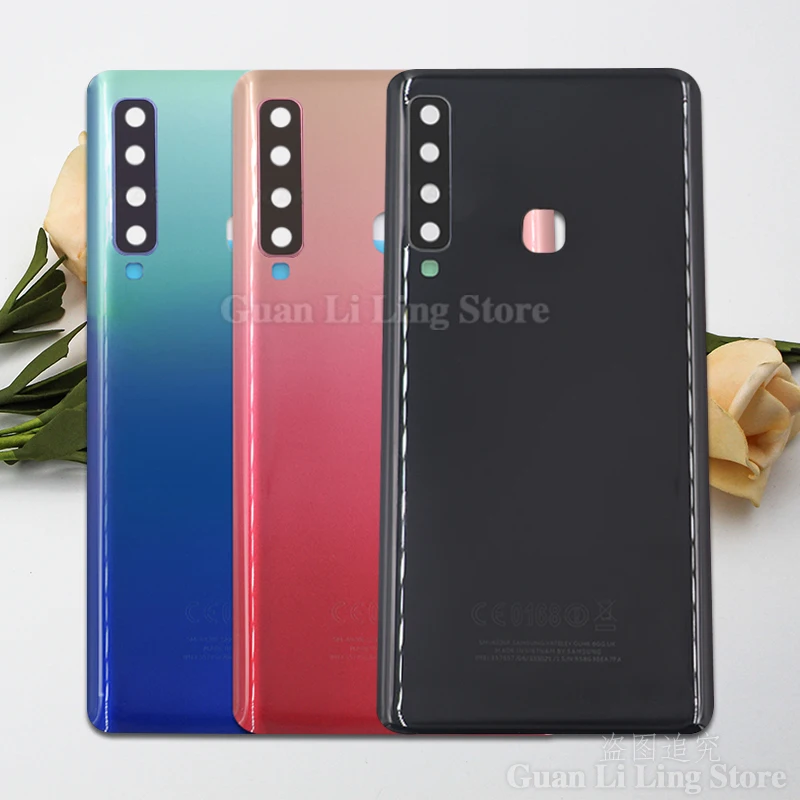 

For Samsung Galaxy Galaxy A9 2018 A920 A920F A9S Battery Back Cover Rear Door Glass Pnael Housing Case With Adhesive Replace