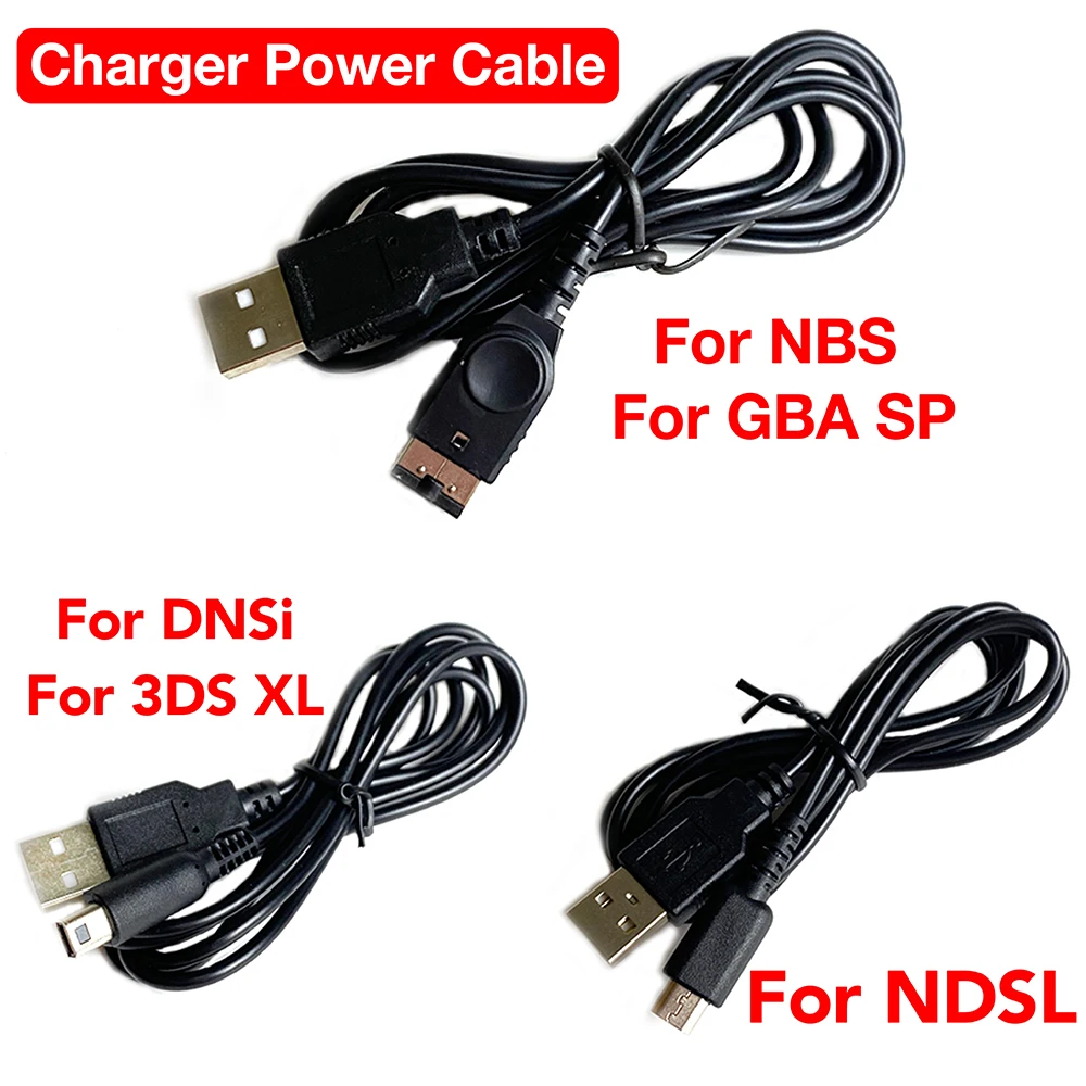 

1pcs USB Data Charger Charging Power Cable Cord for DS Lite DSL NDSL For NDSi 3DS New 3DS XL LL NDS GBA SP