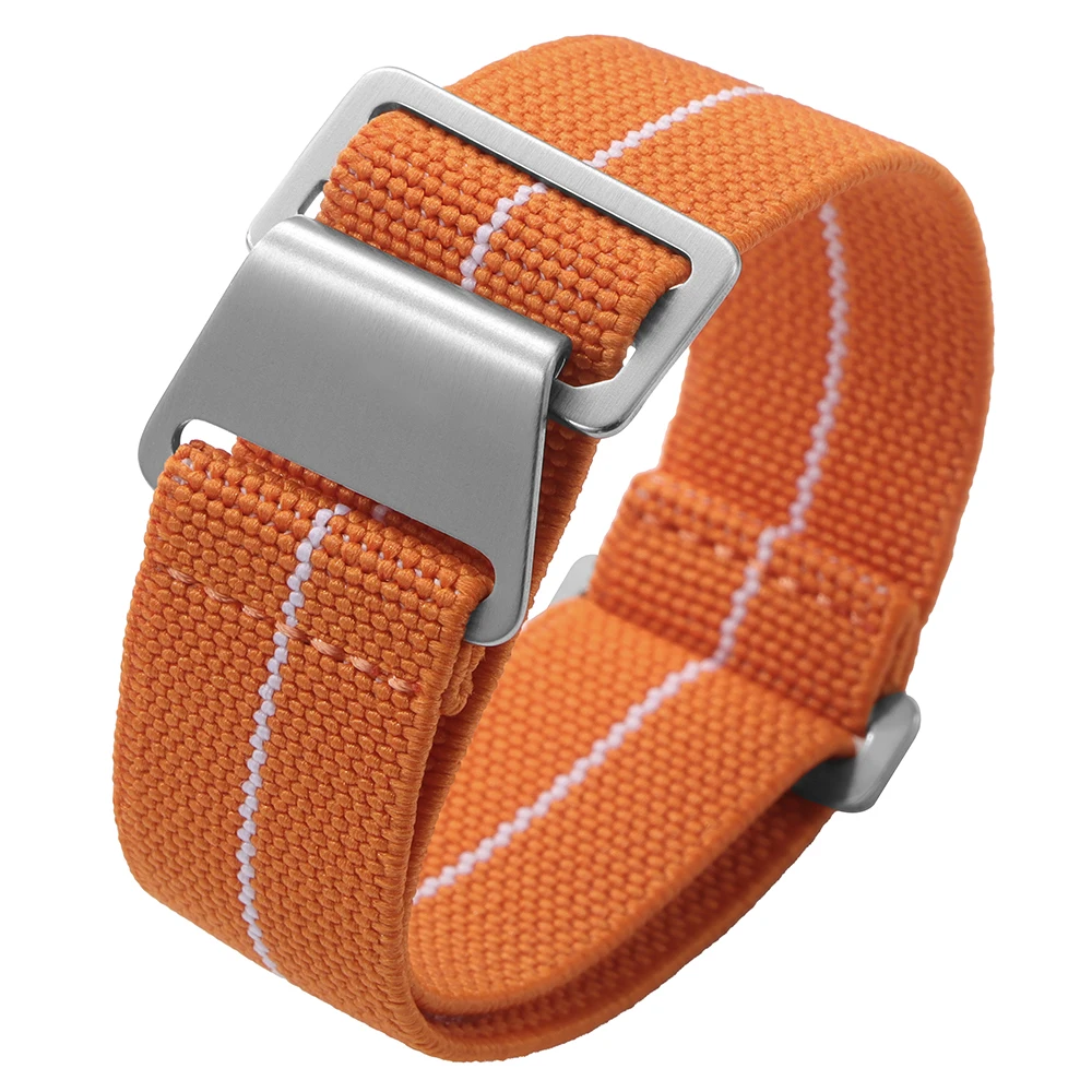 Nylon Parachute Elastic Breathable Watchbands – Skin-Friendly Straps