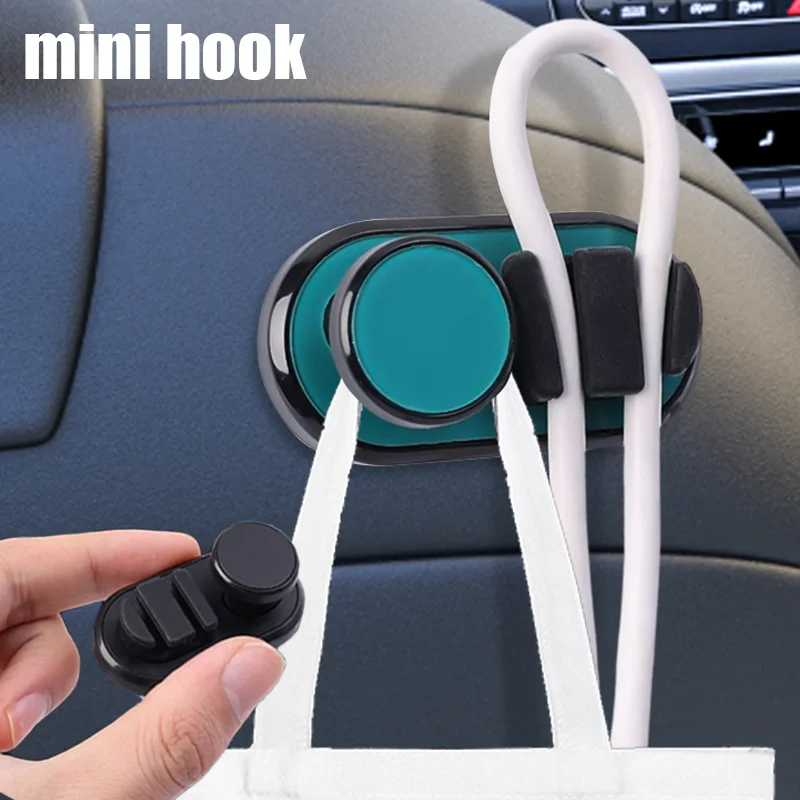 Multifunctional Car Mini Hook Interior Dashboard Organizers Keys Data
