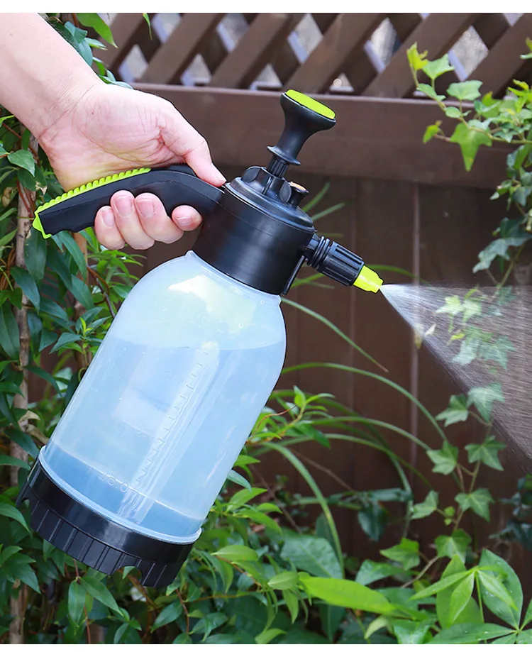 High pressure transparent watering pot garden tools hand-held watering pot home gardening pneumatic watering pot irrigation line repair kit