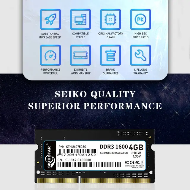 랩톱 성능을 최적화하는 높은 주파수의 DDR3 SoDimm 램 모듈