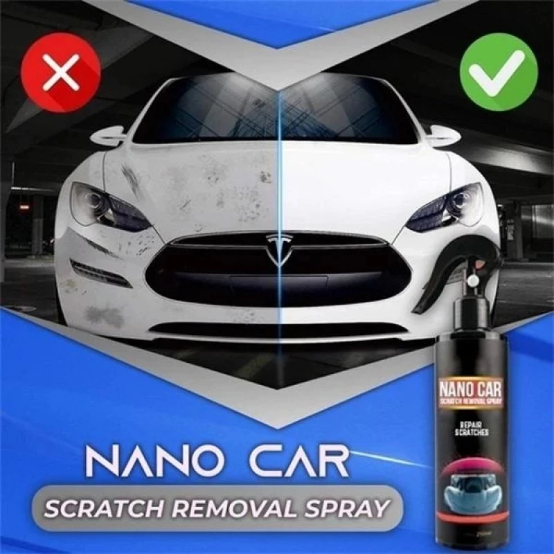  Oulian 250ml Réparation Rapide de Rayures Nano Spray Anti- Rayures de Voiture, Spray de Réparation avec Tissu à Gratter Car pour  Toutes Les Carrosseries