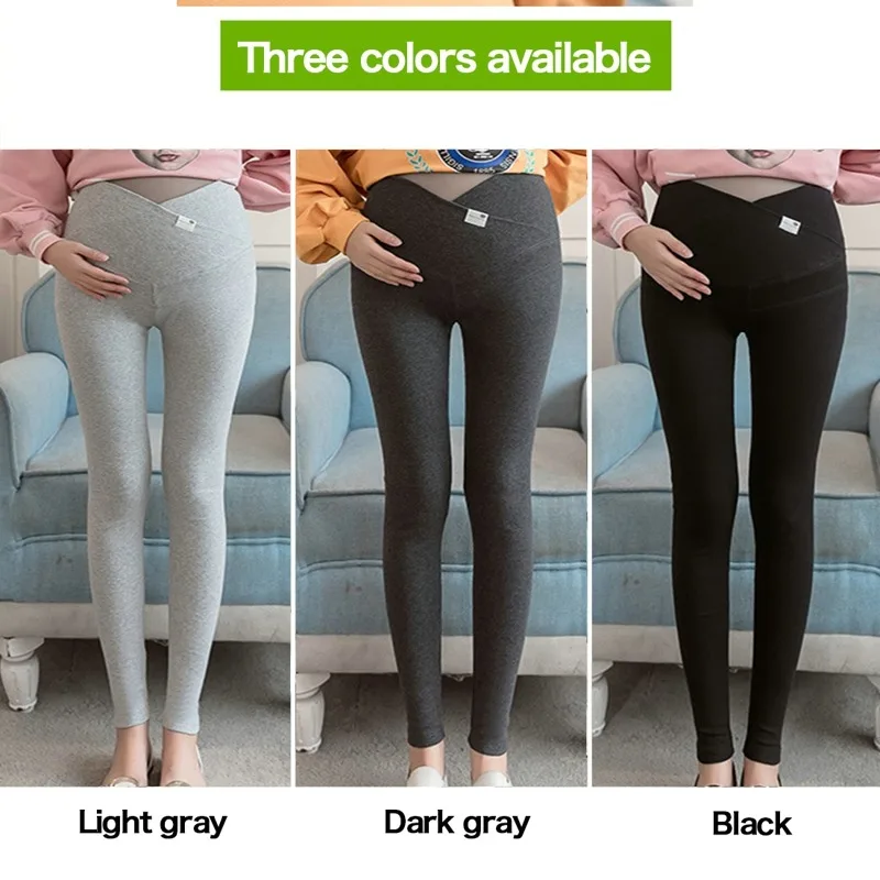 V Low Waist Belly Cotton Maternity Legging Spring Casual Skinny Pants Clothes for Pregnant Women Autumn Pregnancy aerie leggings