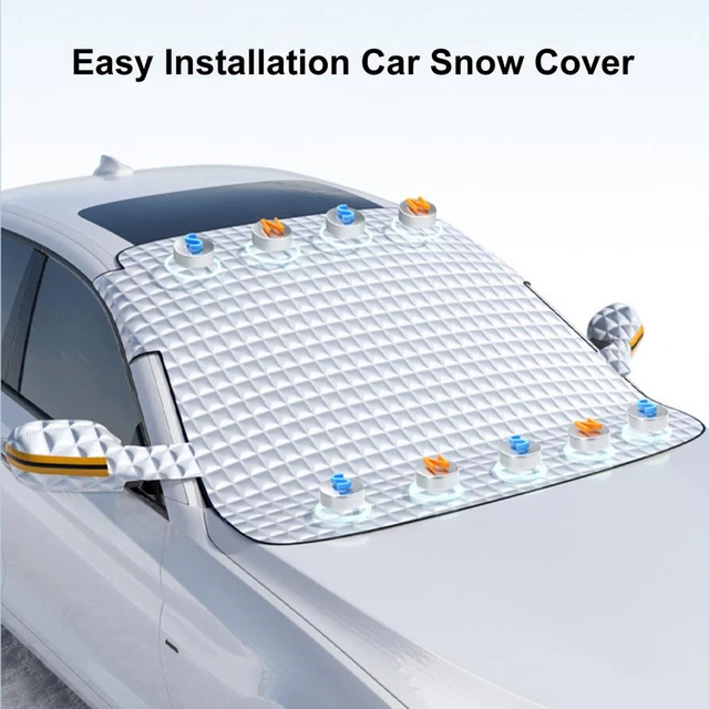 Magnetic Anti Frost Anti Freezing Anti Snow Cover For Car Snow Shield Sun  Shading Car Clothing Car Winter Snow Shield - AliExpress