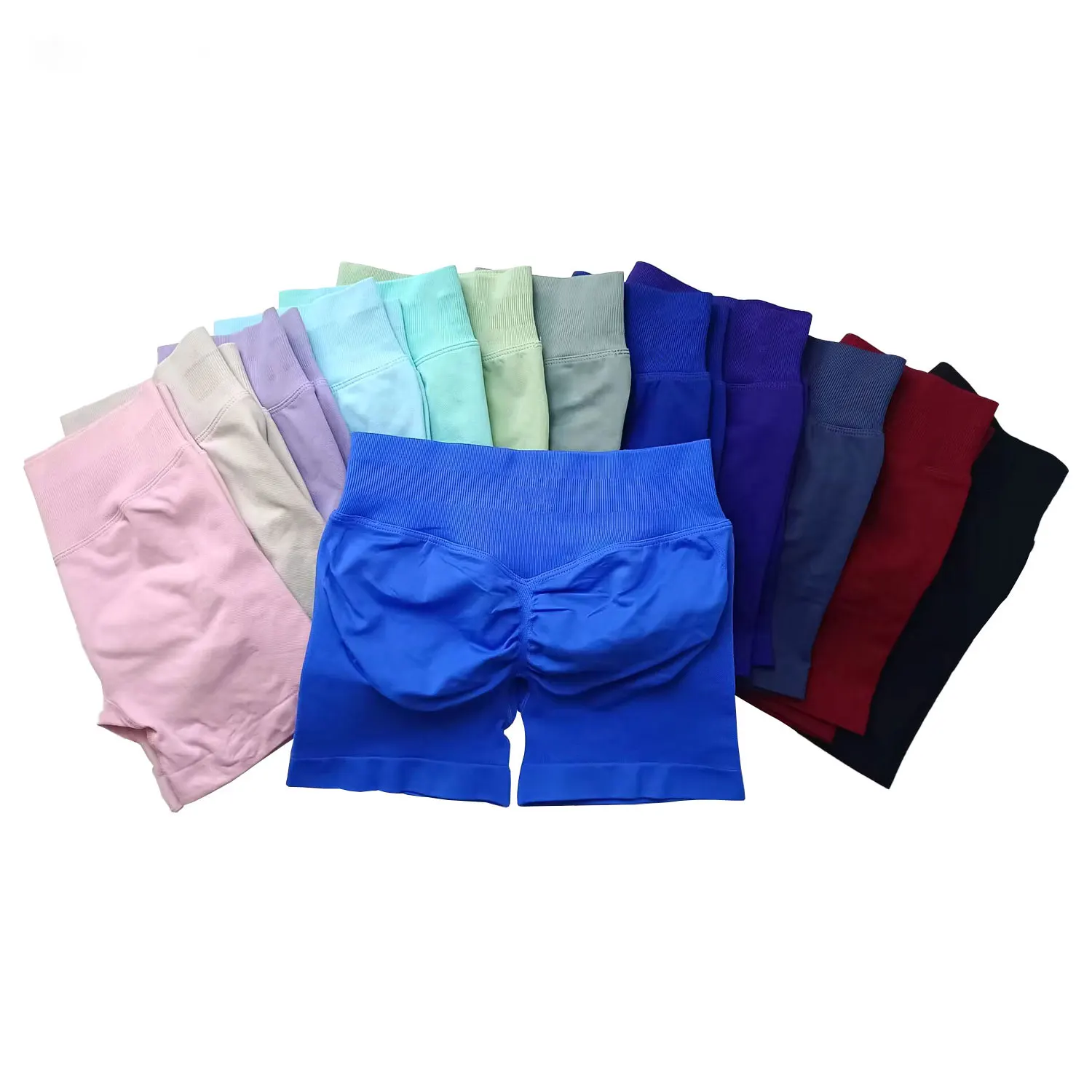 Seamless Scrunch Workout Shorts 2