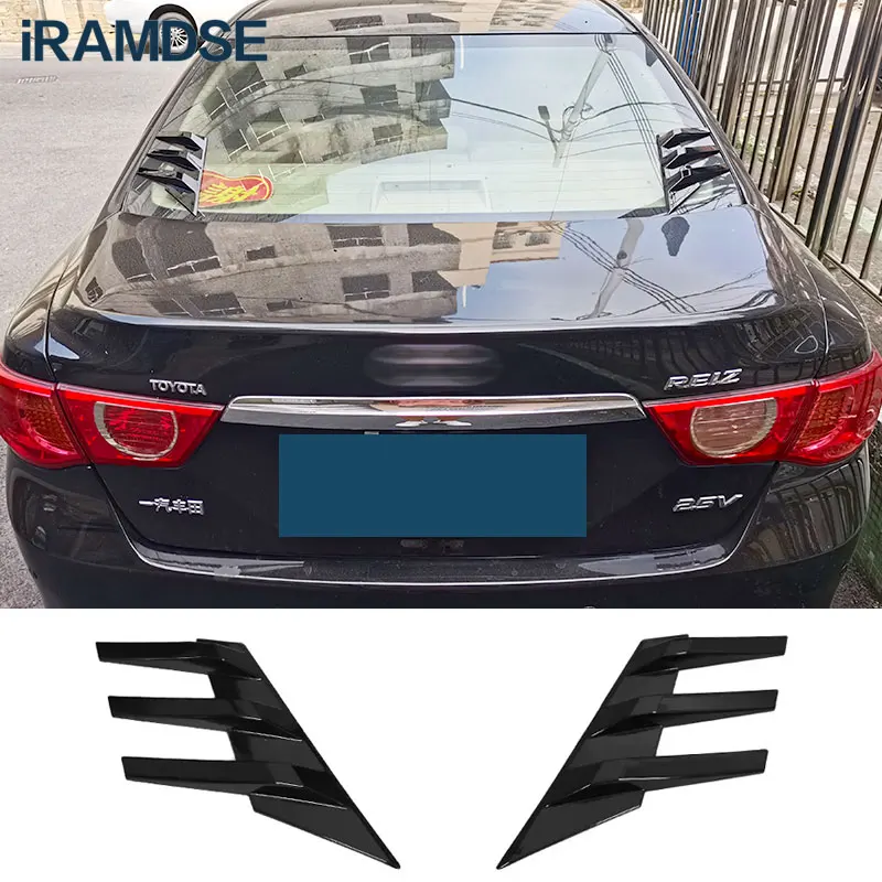 

Задний боковой спойлер на лобовое стекло для Toyota Mark X Reiz Внешние декоративные задние крылья 2010-2017 аксессуары для углеродной краски