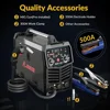 For 140Amp MIG Welder, 110V Flux Core MIG/Stick/Lift TIG 3 in 1 MultiProcess Welding Machine with Synergy, IGBT Inverter 5