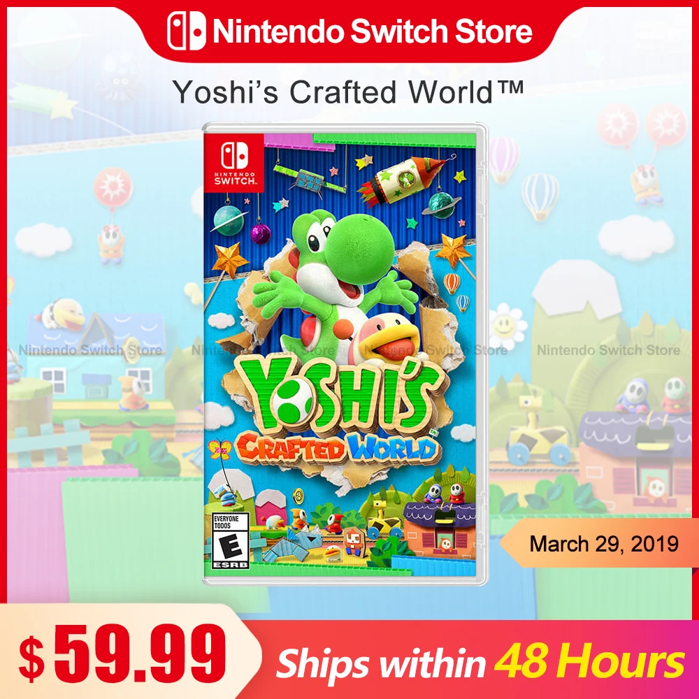 Yoshi Crafted World Nintendo Switch Games Deals 100% Original Physical Game Card Action Platformer Genere Per Switch Oled Lite