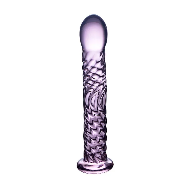 Sex toys 17cm Dildo Realistic Glass Crystal Dildo With suction cup Sex Toys Woman/Lesbian Sex Toy G-spot Orgasme massage stick
