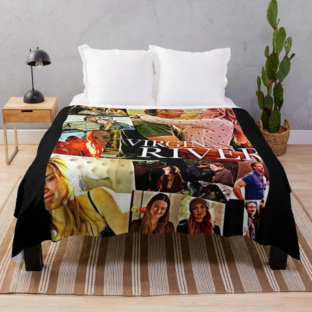 

virgin river Throw Blanket Travel Heavy Decorative Sofa Baby For Sofa Thin Blankets