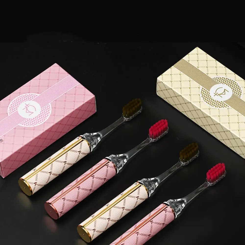 새로운 립스틱 모양의 칫솔 분리형 휴대용 치아 청소 울트라 소프트 구강 관리 ..