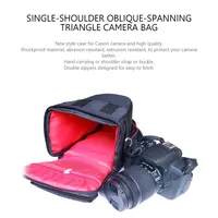 Hot DSLR Camera Bag For Canon EOS 4000D M50 M6 200D 1300D 1200D 1500D 77D 800D Camera Case Shoulder Bag Soft Padded Backpack - Image 2