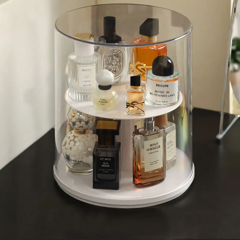 Perfume Storage Box Layers Rotating Cosmetics Sample Display