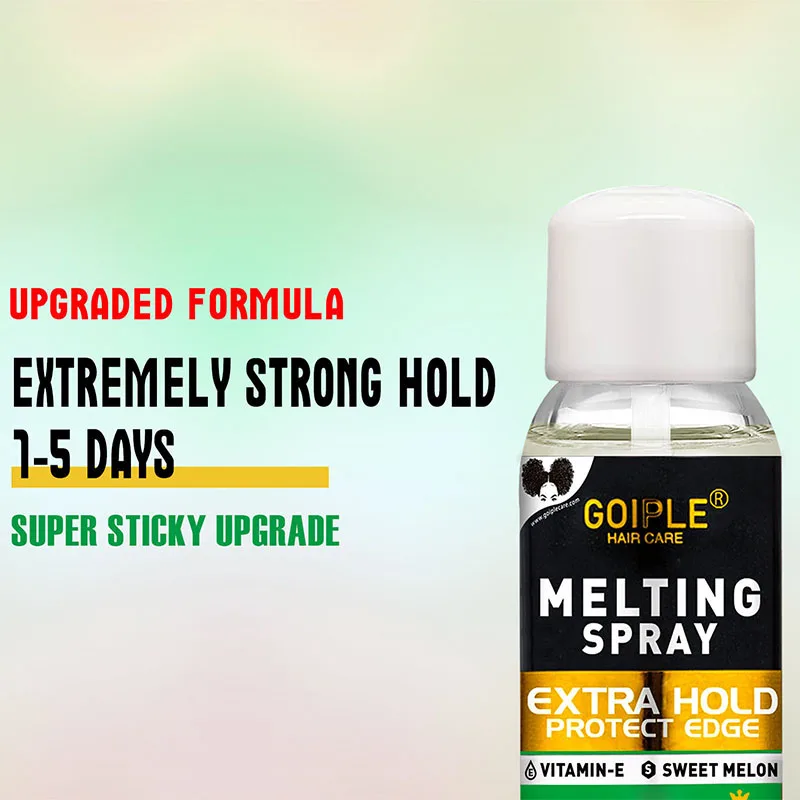 GOIPLE 250ml Lace Melting Spray Front Wig Strong Hold Glueless Hair Adhesive Invisible Liquid Glue Melting Holding Spray