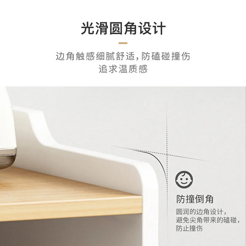 AOLIVIYA Large Capacity Wooden Sideboard Wine Cabinet Dish Storage Cabinet For Dining Room Office Tea Storage Shelf A6