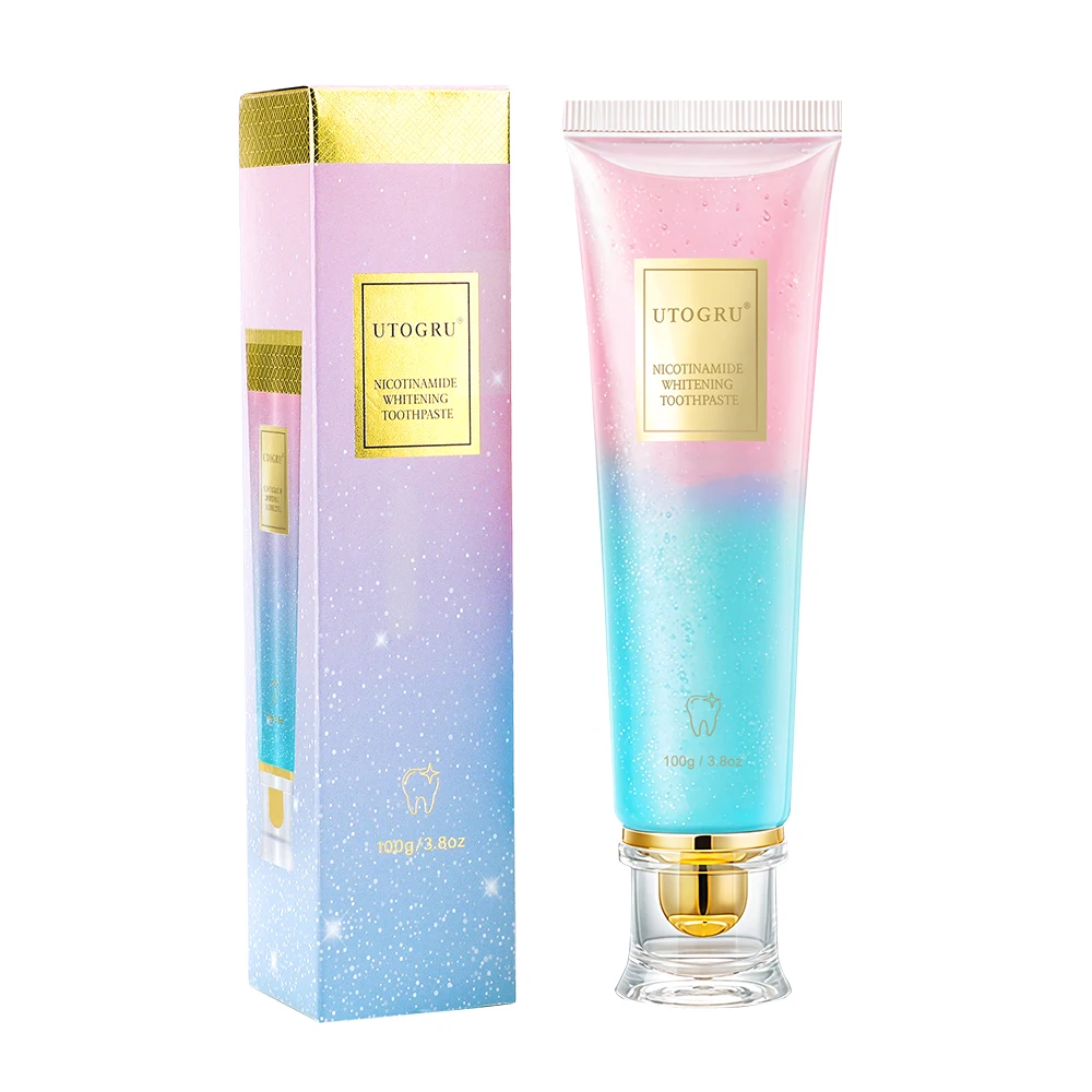 Niacinamide Whitening Toothpaste Dental Stains Removing Prevent Bad Breath Oral Cleaning Refreshing Reduces Plaque Toothpaste
