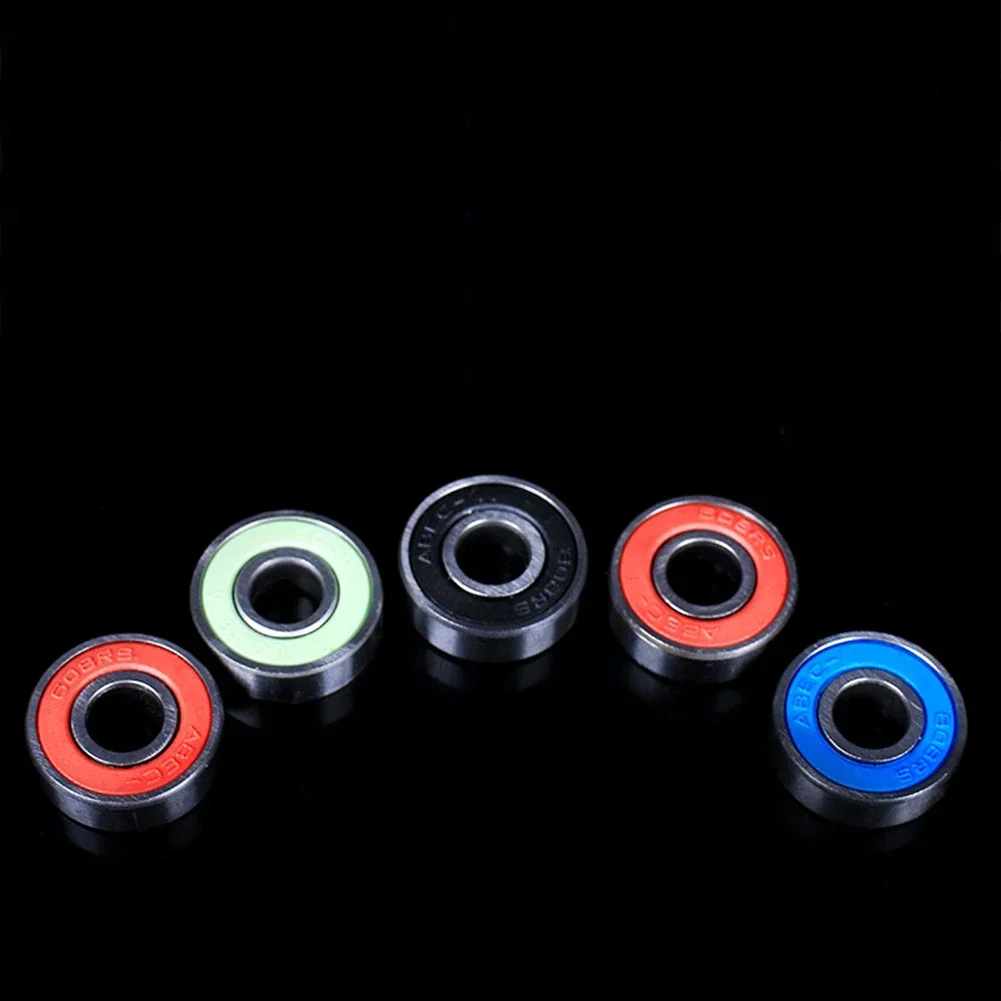 ABEC-7 608 2RS 스케이트 보드 스쿠터 롤러 스틸 밀폐형 볼 베어링 8x22x7mm 고속 사일런트 스케이트 보드 베어링 액세서리