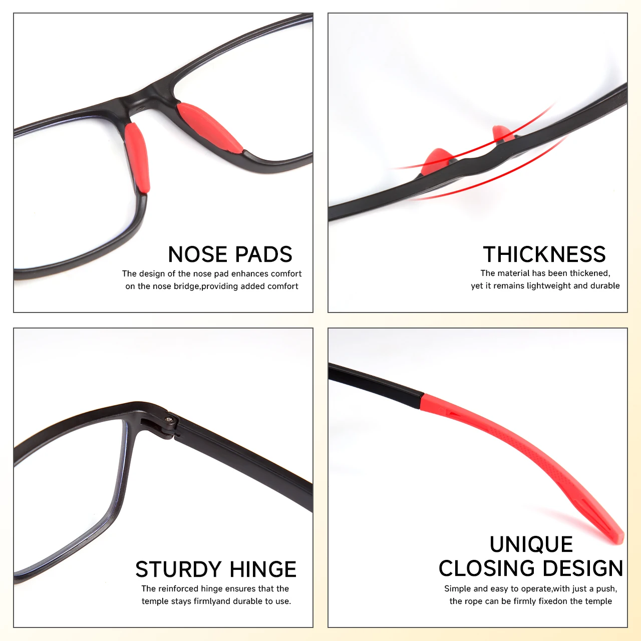 Progressive Reading Glasses – 2PCS Multifocal Computer Glasses with Blue Light Blocking