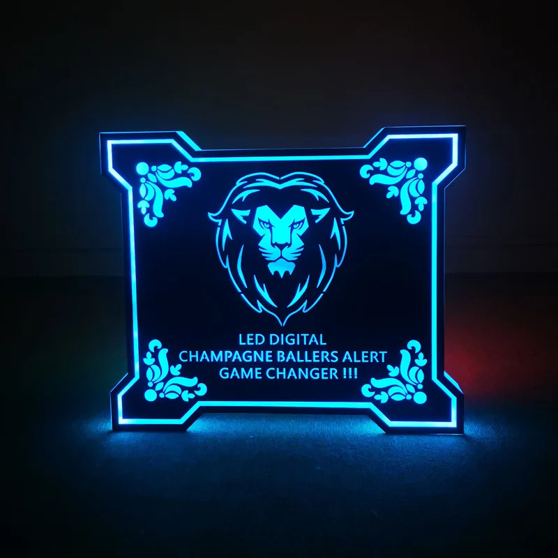 Programmabile Led Digital Champagne Ballers Alert Game Changer Message Board Fai Da Te Led Digital Message Tabellone Per Le Affissioni Display Per Bar