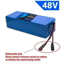 Batterie au Lithium rechargeable 100Ah 48V 100% neuve 13S5P 18650, BMS intelligent intégré pour machines électriques de 1500W 3