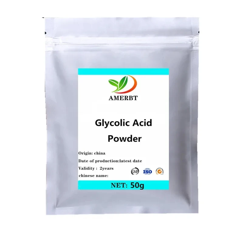 

99% Glycolic Acid Powder,Shrink Pores Face Serum Cleaning Exfoliating Essence Whiten Oil Control Brighten