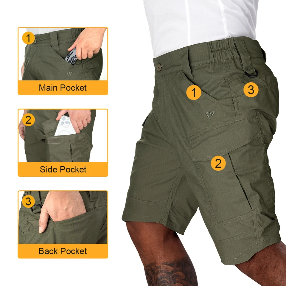 Sasaquoy Pantalon salopette résistant à l'usure multi-poches en pur