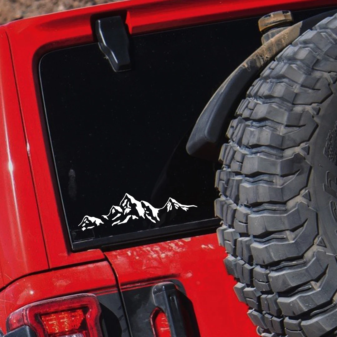 Mountain Die-Cut Vinyl Decal Car Sticker Waterproof Auto Decors Car Body Bumper Rear Window Laptop Stickerscustomized wall stickers window stickers