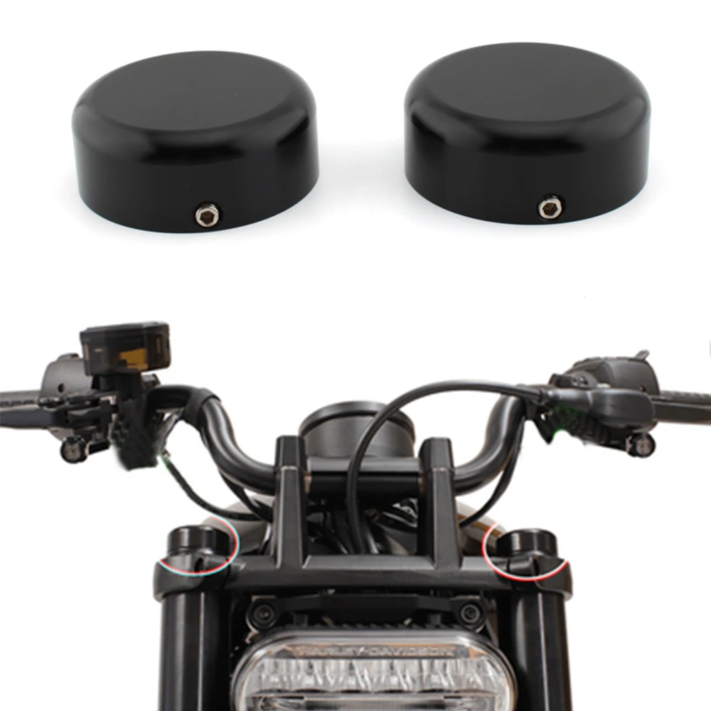 Motorcycle Upper Fork Stem Covers Black For Sportster S 1250 Rh1250 S 2021 2022