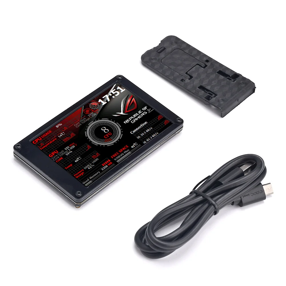 IPS LCD  ÷, RGB 긮 Ʈ , AIDA64 USB 2LCD, USB ÷  ũ ,  ̿, 3.5 ġ