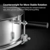 Stainless Steel Rotisserie Ring Kit for Weber 22 Inch Charcoal Kettle and Other Similar Grills 2