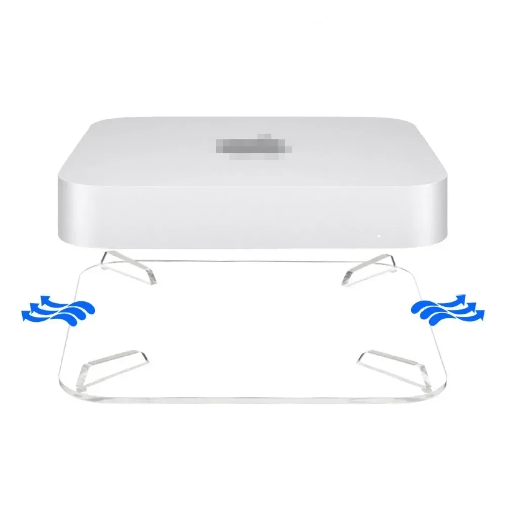 Bracket Desktop Stand Anti-Slip Desktop Base Holder for Mac Mini 2010- for Mac Mini