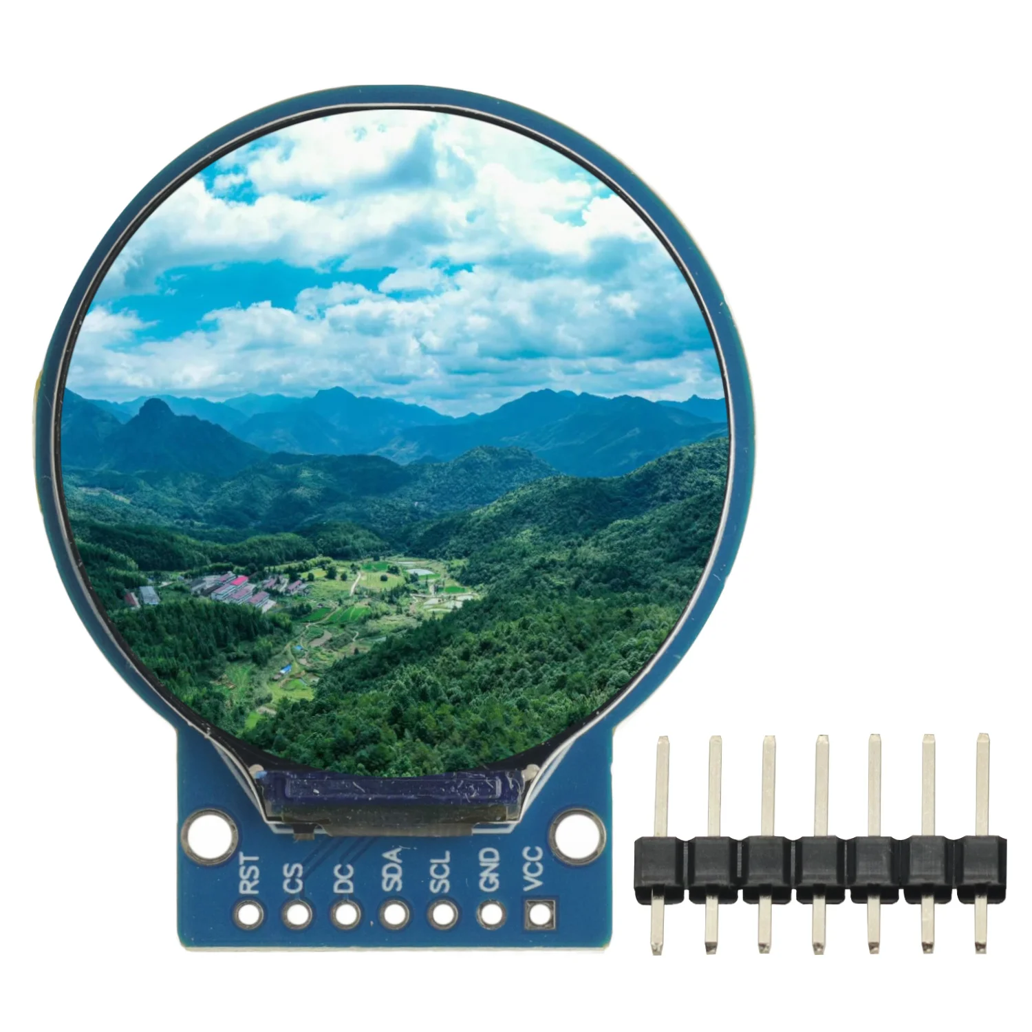 TFT 디스플레이 1.28 인치 IPS TFT LCD 디스플레이 모듈 라운드 RGB 240*240 GC9A01 드라이버 4 선 SPI 인터페이스