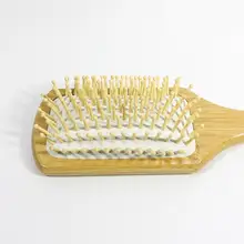 

High Quality Hair Comb Bamboo Airbag Massage Comb Carbonized Solid Wood Bamboo Cushion Anti-Static Hair Brush Combs Travel Home