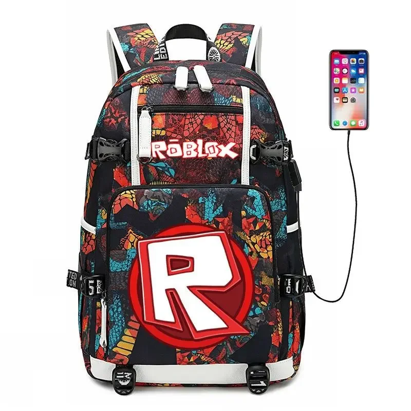 

Рюкзак ROBLOX с изображением Красного носа для девочек и мальчиков