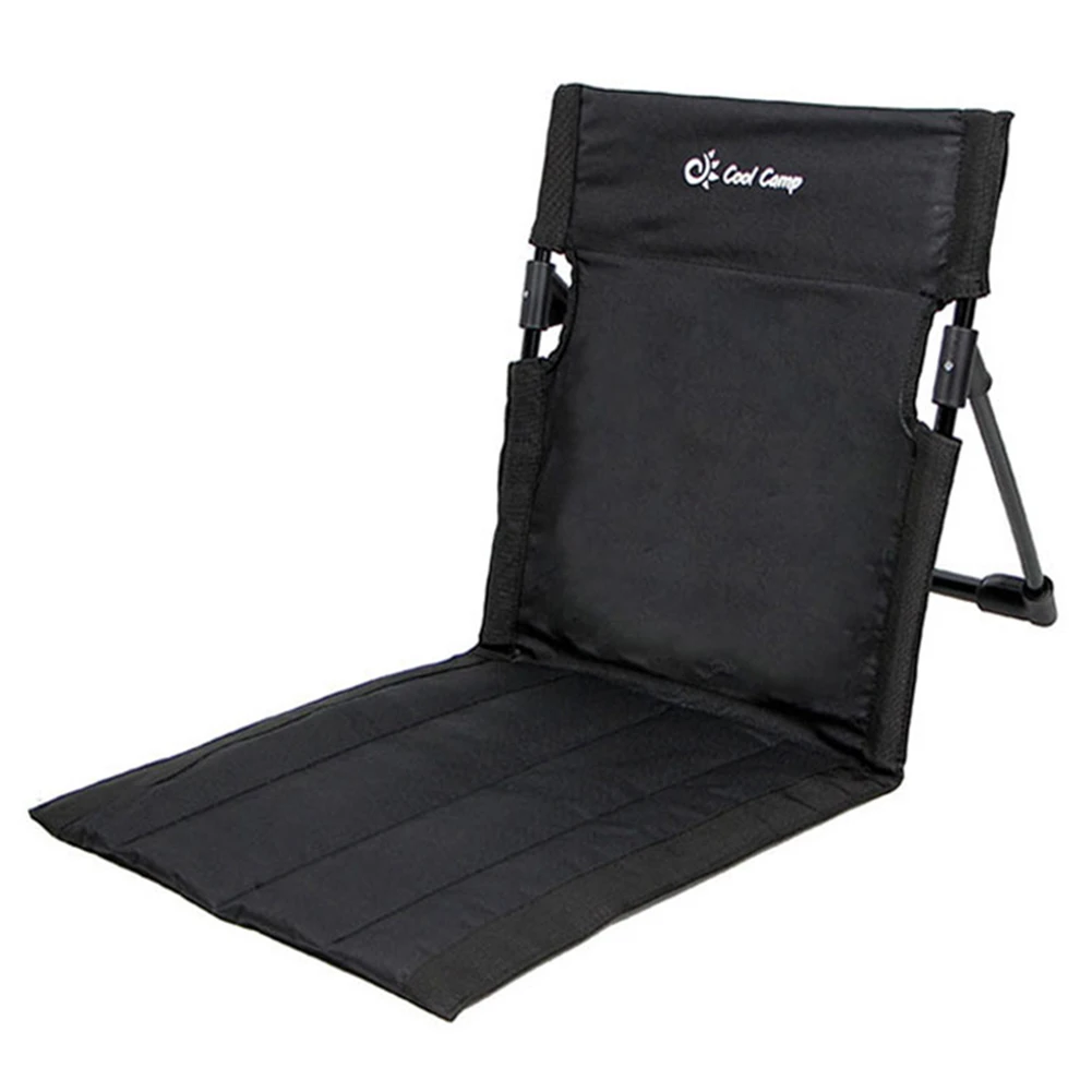 Outdoor Camping Folding Back Chair Garden Single Lazy Chair Backrest Cushion Portable Foldable Picnic Backchair Beach Chairs