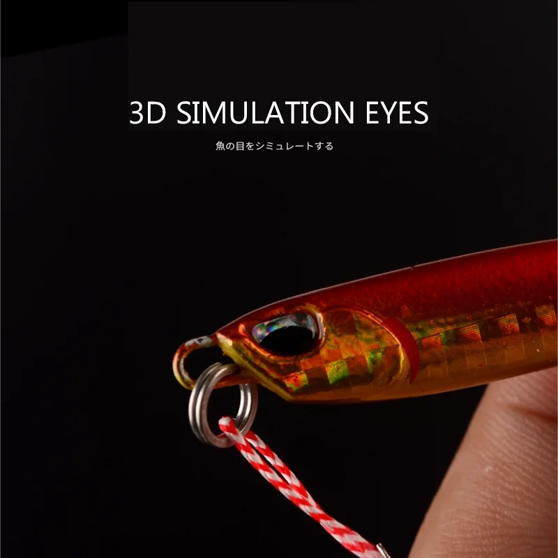 1PCS Japen Metal Cast Jig 10/15/20/30/40/60g Spoon Bait Shore Casting Jigging Fish Sea Bass Fishing Lure Artificial Bait Tackle